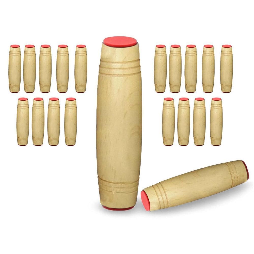 Fidget Mokuru Stick Bastao Roller Anti Madeira 20 Uni