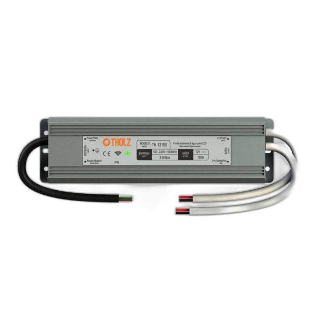 Fonte Selada 150W 12V Ip66 - Tholz