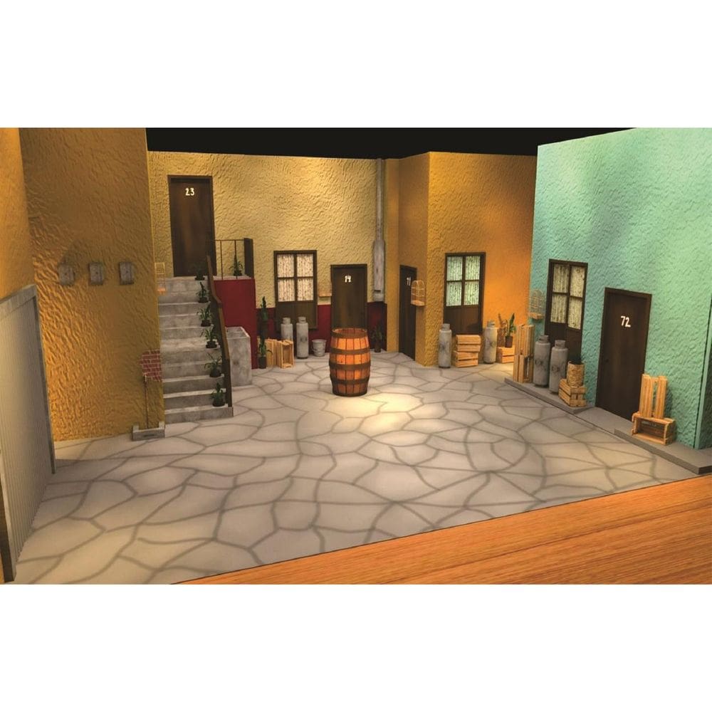 MP - Fundo Fotogra fico Em Tecido Vila Chaves