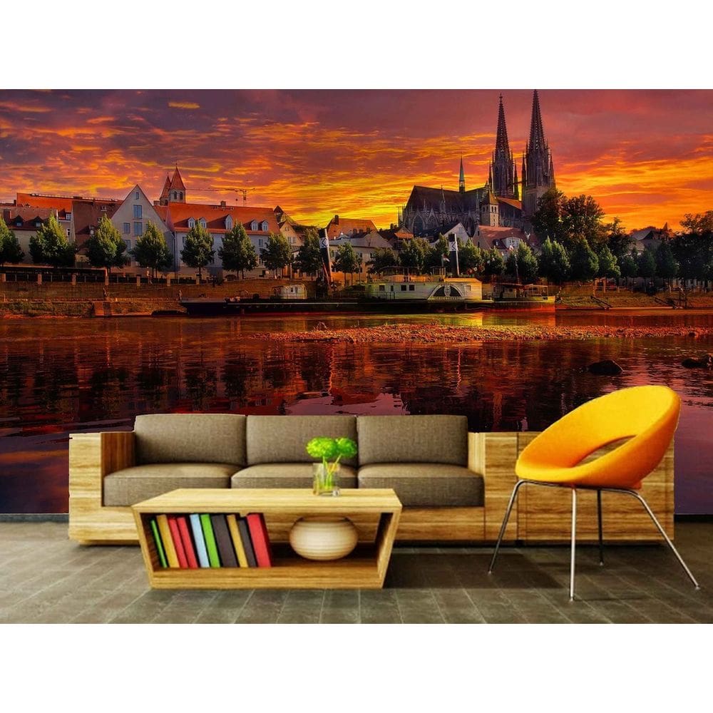 Papel de Parede Paisagens Cidade 36 - 1,00 X 1,00