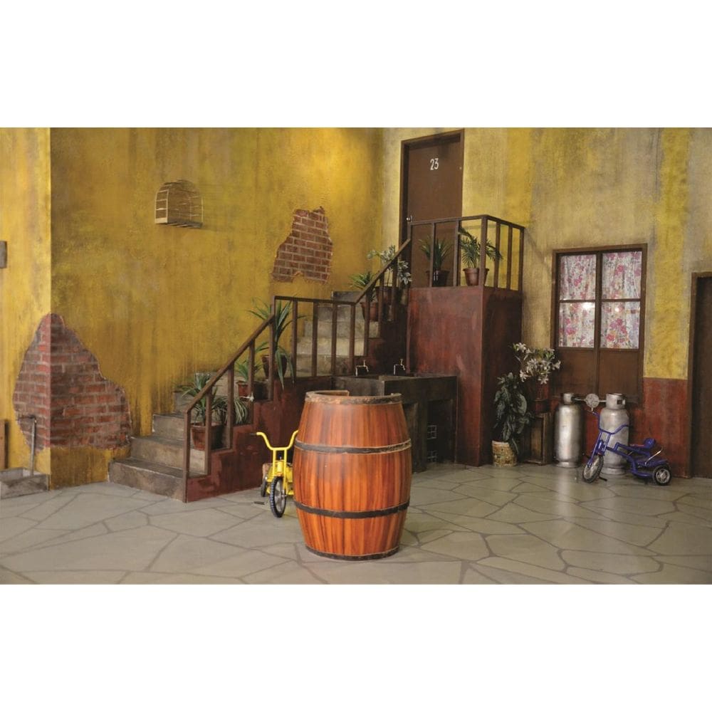 Fundo Fotográfico Em Tecido Vila Chaves 2,20X1,50