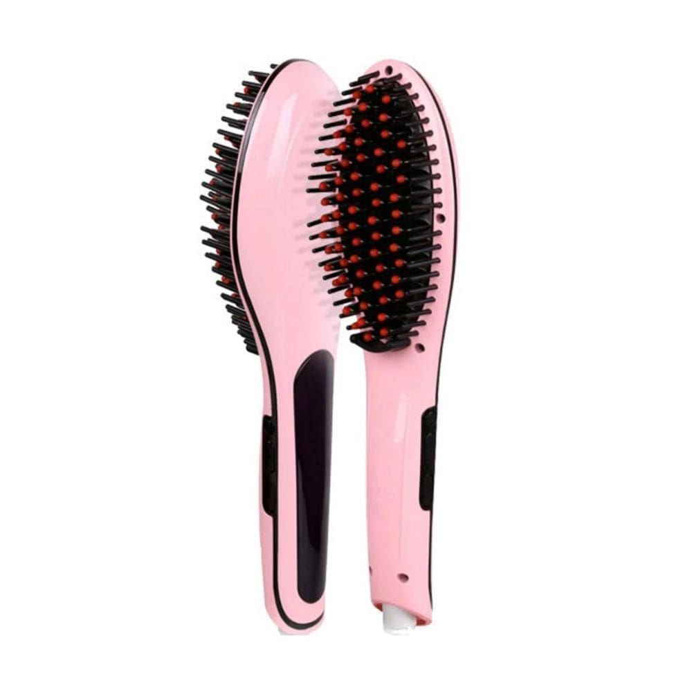 Escova 230C Alisadora Eletrica Visor Lcd Magic Hair Bivolt