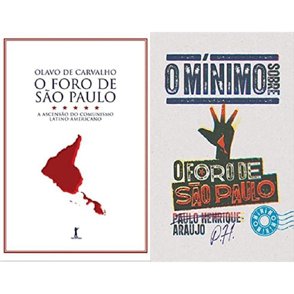 Kit 2 Livros O Foro : A Ascensão Do Comunismo