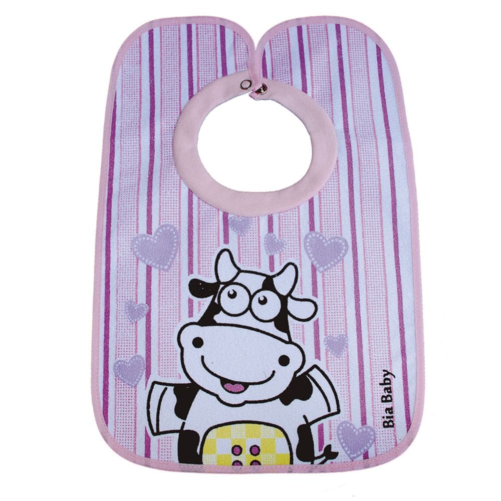 Babador Impermeável Estampado Vaquinha -Bia Baby