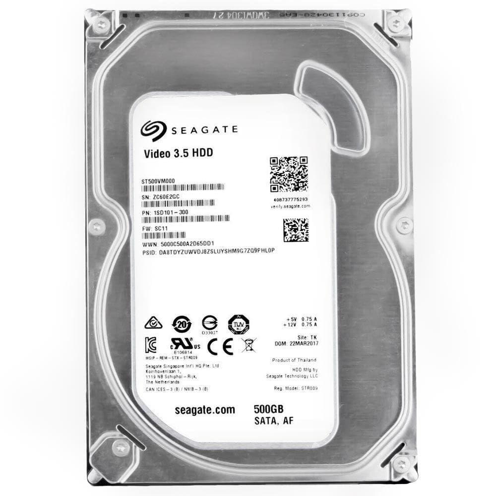 Seagate Video 3.5 Hdd 500Gb 3.5
