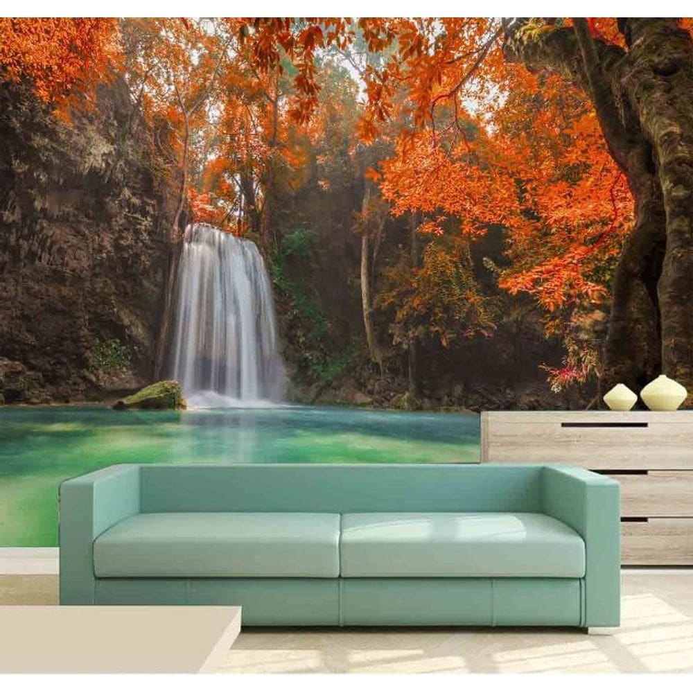 Papel de Parede - Paisagens Cachoeira 3,75M² na 80