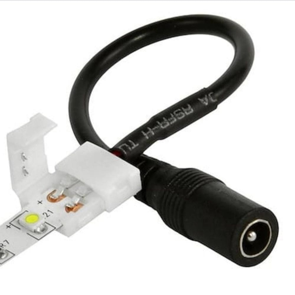 Kit 40 Emendas Fita De Led 3528 Com Rabicho P4 Femea