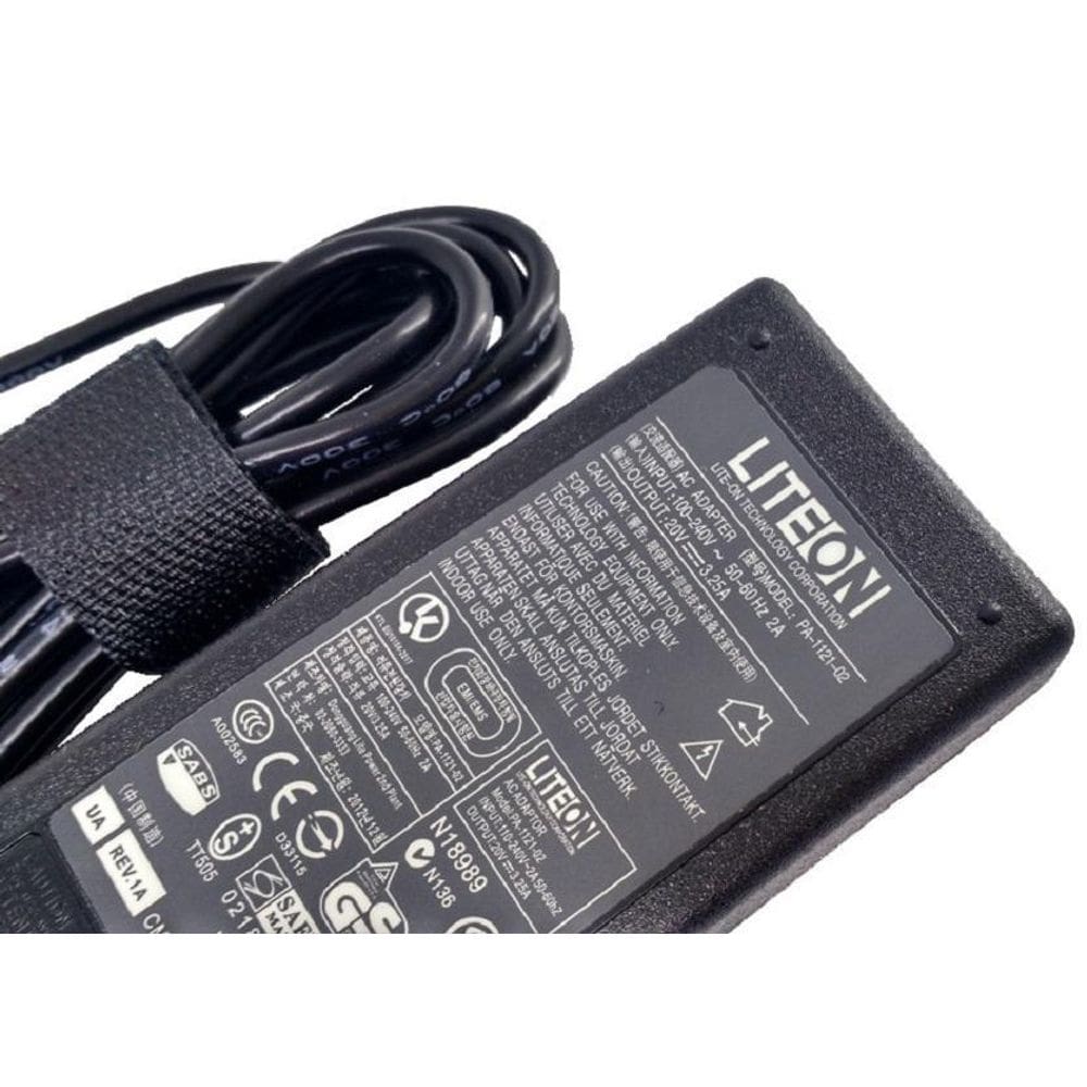 Fonte Carregador Notebook Lenovo 20V 3.25A 65W