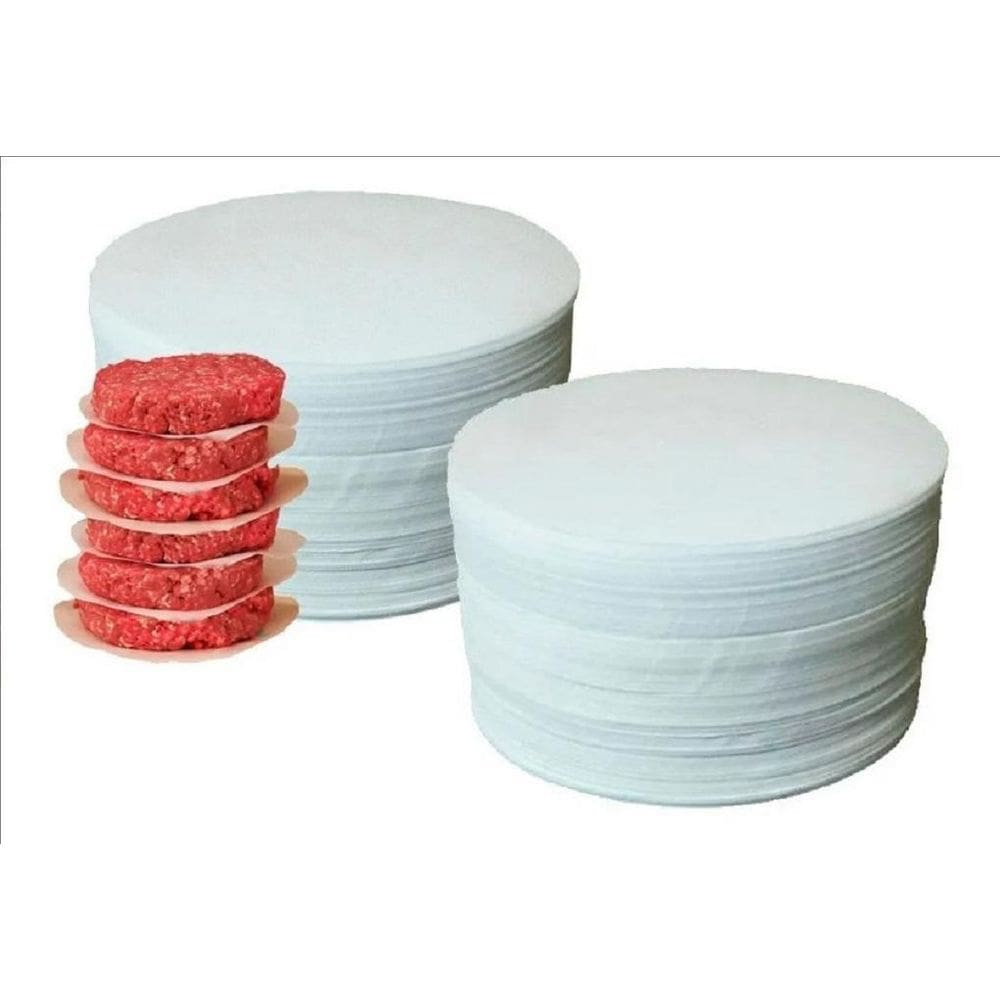 Papel Hambúrguer Vegetal Redondo 10,0X10,0 2 Kg = 2480 Unid