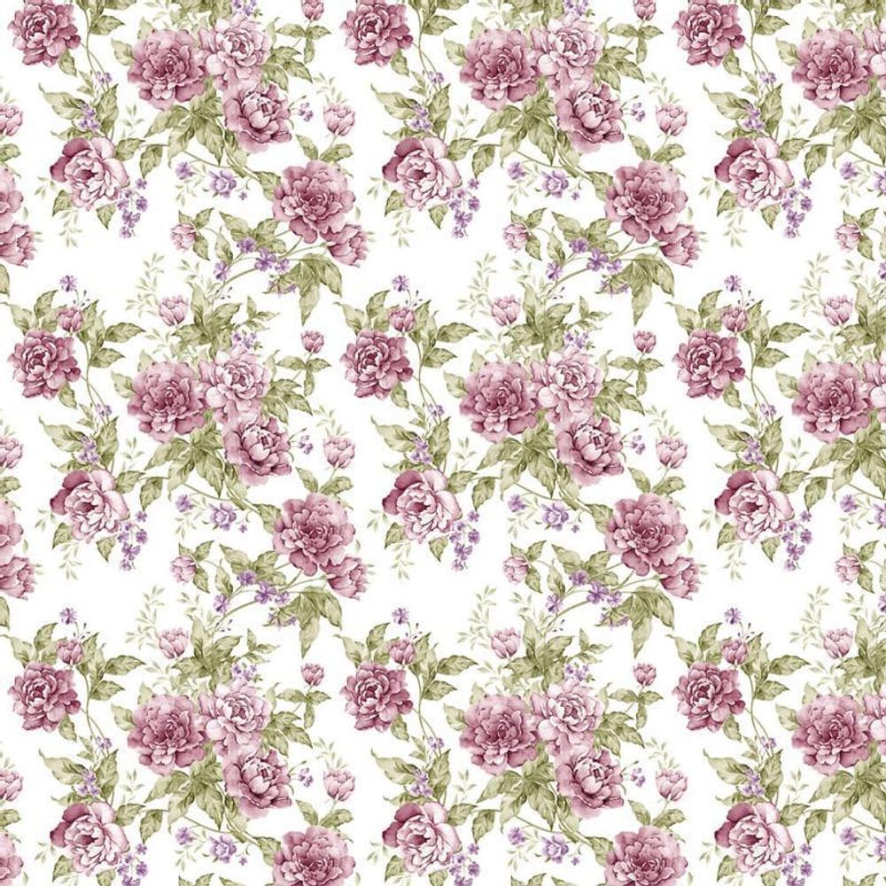 Papel Parede Flores Lilas Floras Adesivo Sala Quarto Cozinha