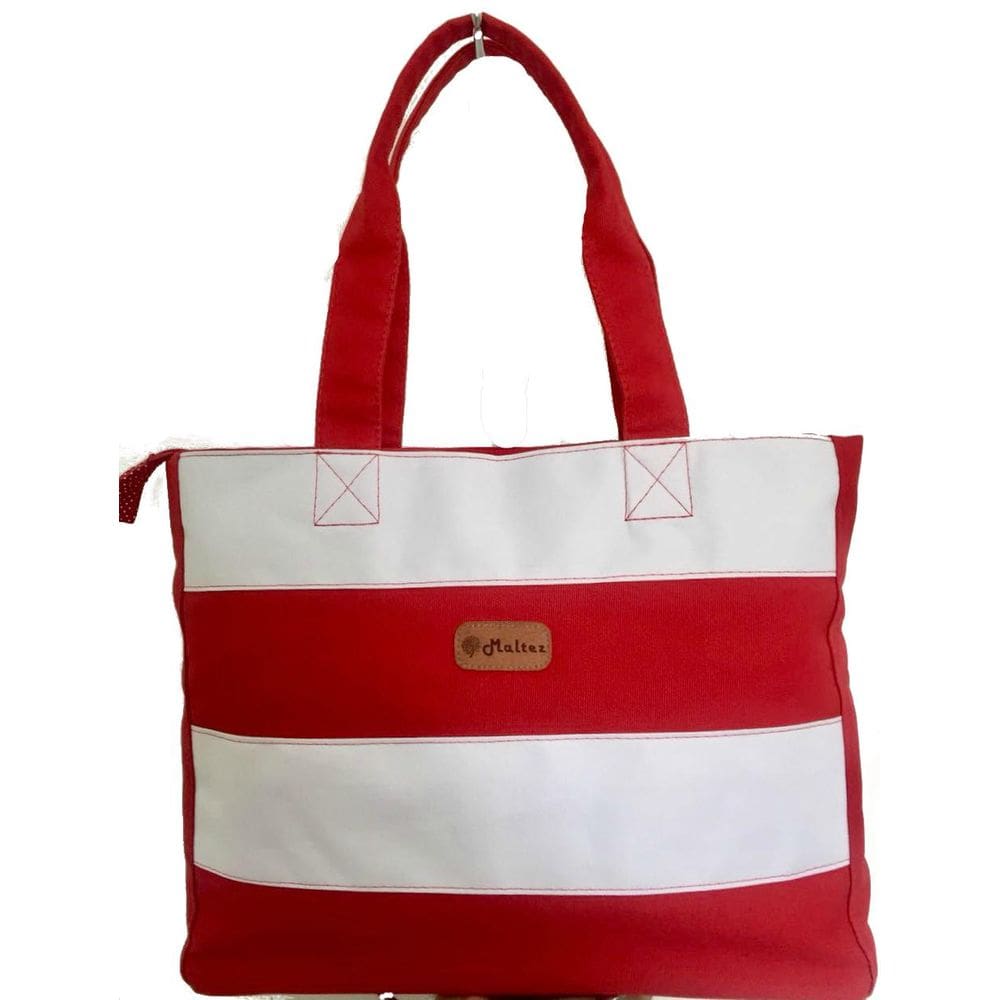 Bolsa Carla - Vermelha/Branco - Fábio Maltez