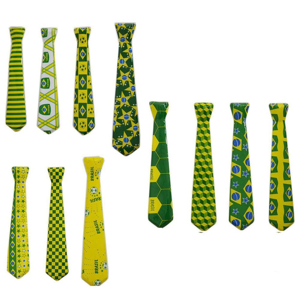 Gravata Brasil Kit 36 Un Carnaval Jogo