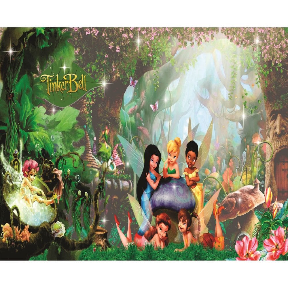 Fundo Fotográfico Em Tecido Tinker Bell 2,80X1,50.