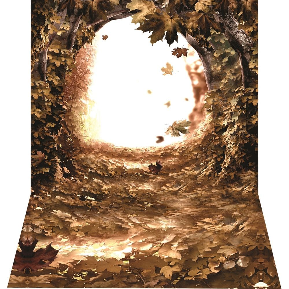 Fundo Fotográfico Newborn Em Tecido  Folhagem 2,20X1,50