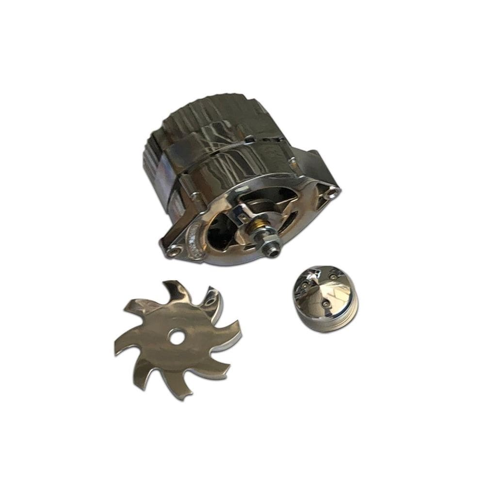 Alternador Cromado Polia Universal 100 Amp