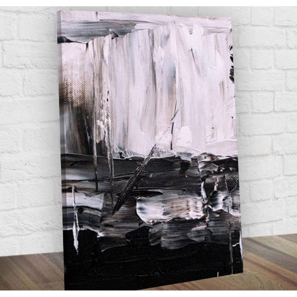 Quadro Decorativo Preto/Branco Premium Pb Painting 60x80cm