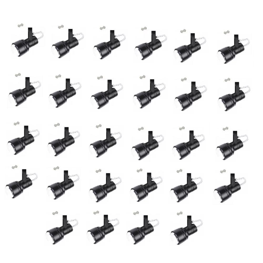 Kit 28 Spot Trilho Perfilado Eletro calha Par20 Bulbo OL4