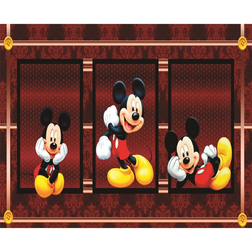Fundo Fotográfico Painel  Mickey Mouse 2,60X150.