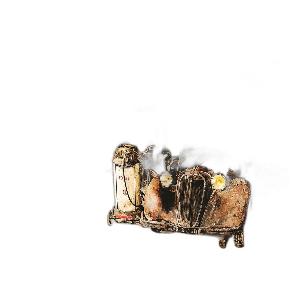 Fundo Fotográfico Em Tecido Carro Antigo 2,20X1,50