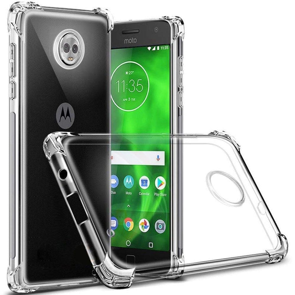 Capa Silicone Anti Impacto Moto G6 E G6 Plus  - Transparente