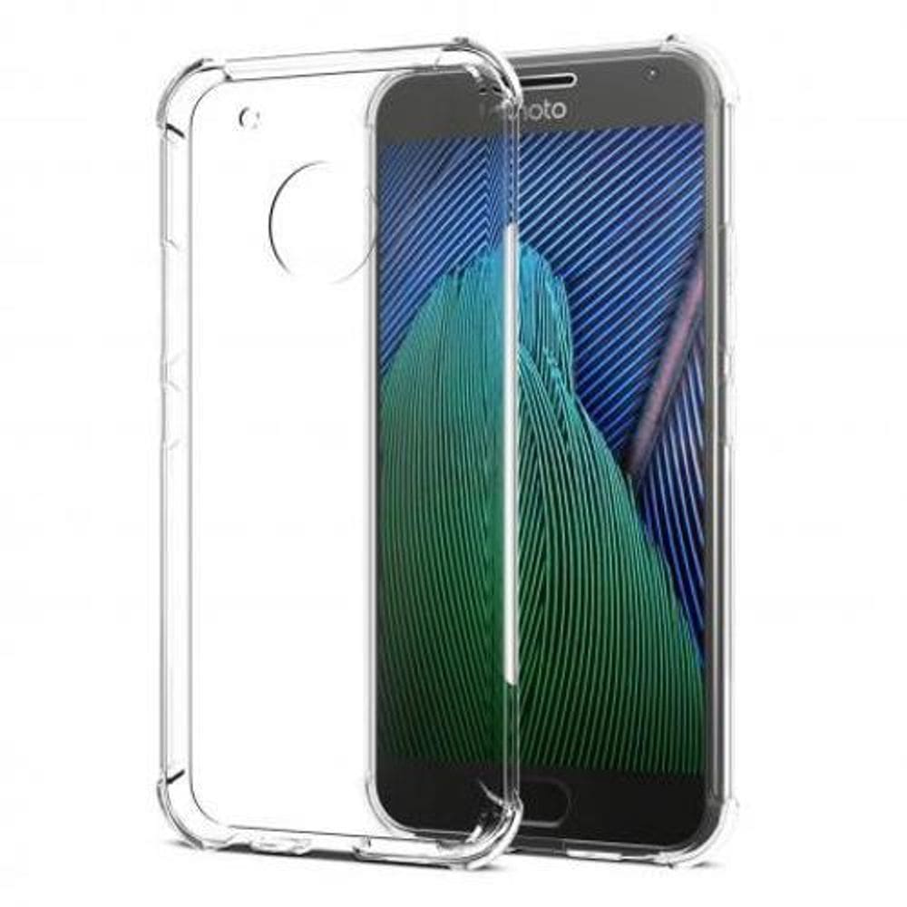 Capa Silicone Anti Impacto Moto G5 Plus Xt1683 -Transparente