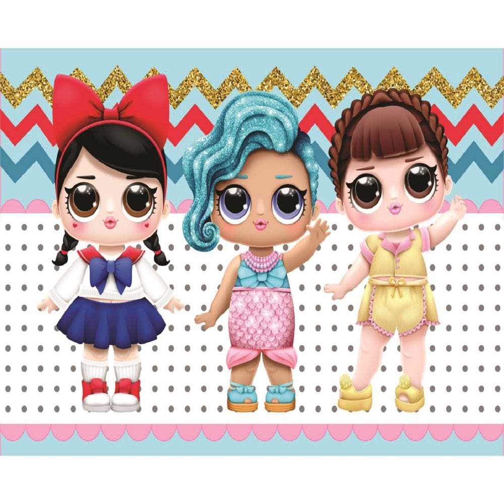 Fundo Fotográfico Em Tecido Lol Surprise 2,80X1,50.