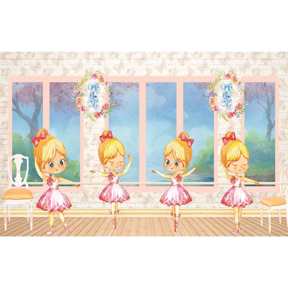 Fundo Fotográfico Em Tecido Bailarina 2,60X1,50