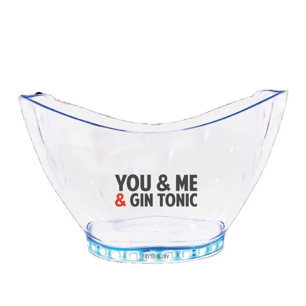 Champanheira Com Led Personalizada You&Me And Gin Tonic