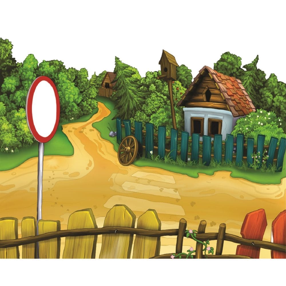 Fundo Fotográfico Em Tecido Aniversário Fazendinha 2,60X1,50.