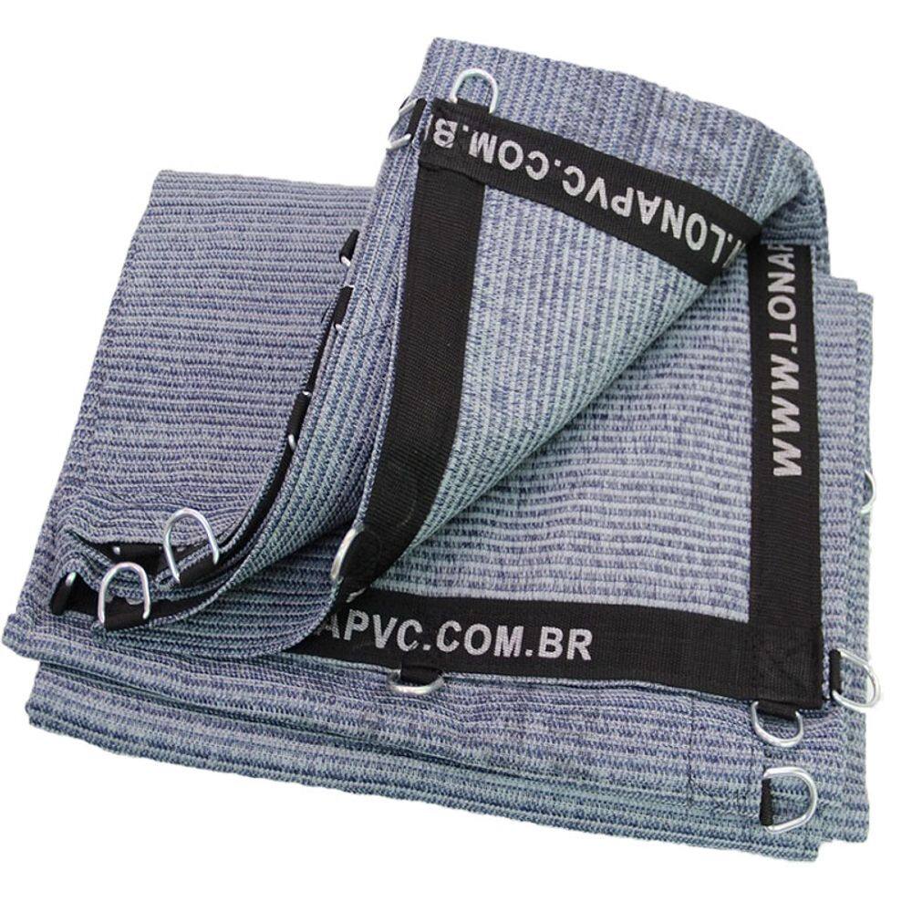 Lona tela forte 3 x 2 proteção permeável 700 micra + argolas