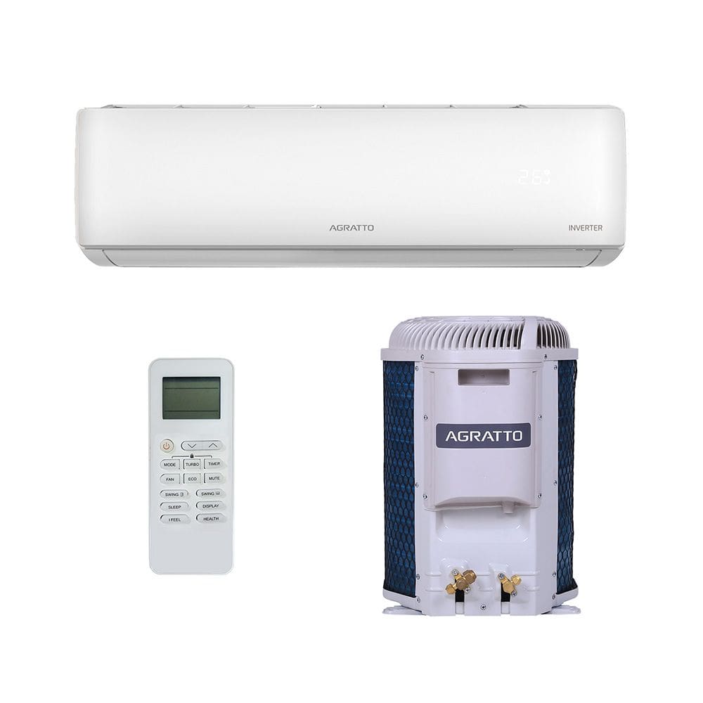 Ar Condicionado Split Hi Wall - Inverter R-32 - Zen - Agratto - 9.000 BTUs - Frio - 220V Monofásico
