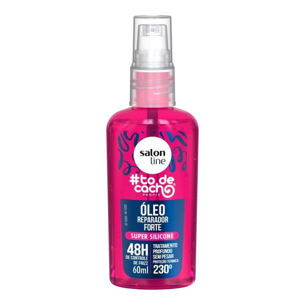 Óleo Reparador Salon Line To de Cacho Forte Super Silicone 60ml