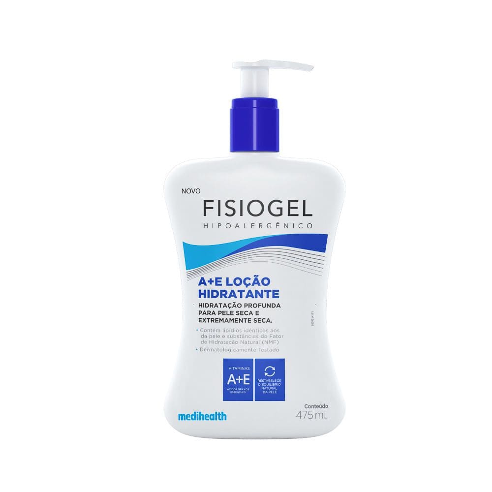 Fisiogel A + E Loção Hidratante para Pele Seca e Extremamente Seca 475ml