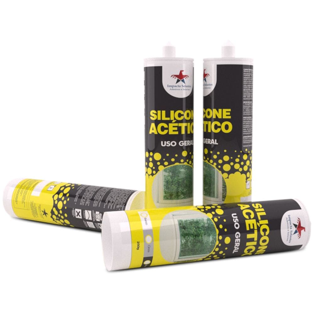 Silicone Acético Uso Geral  Alta Elasticidade 260g
