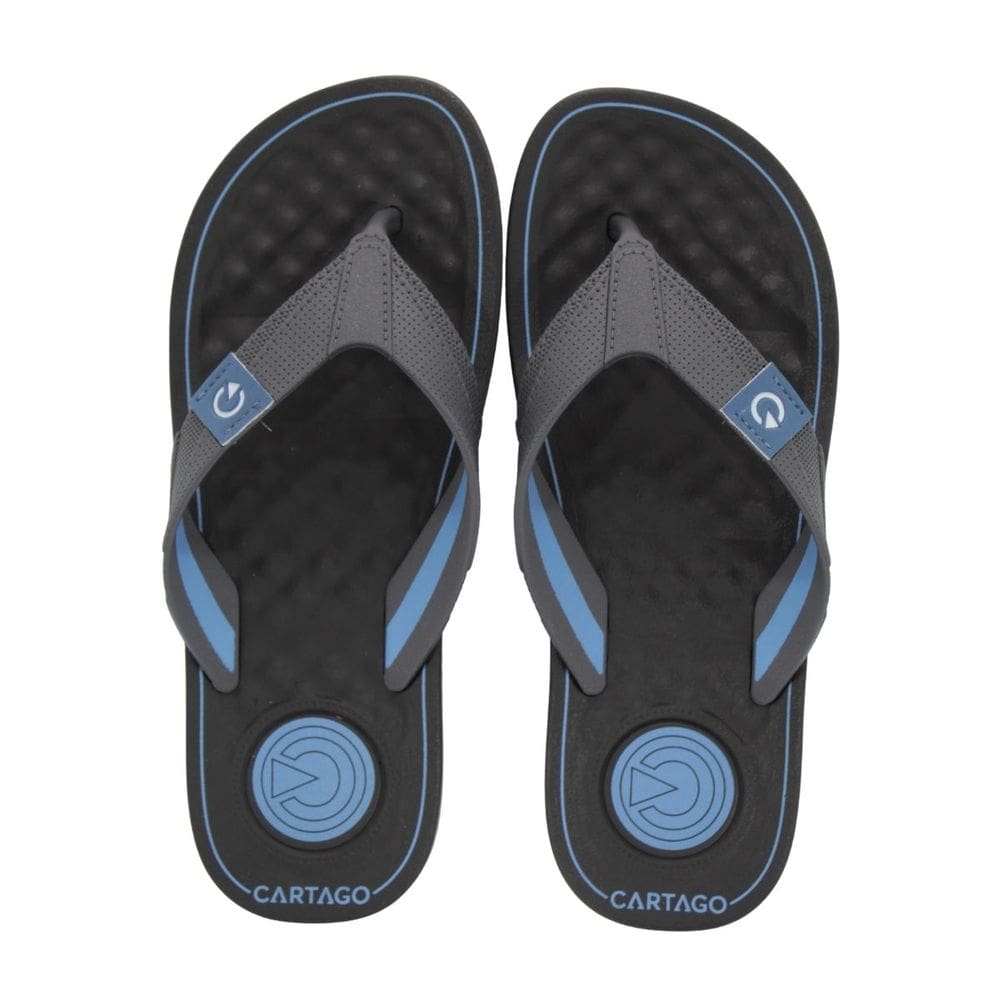 Chinelo Cartago Arizona Preto/Basalto/Azul