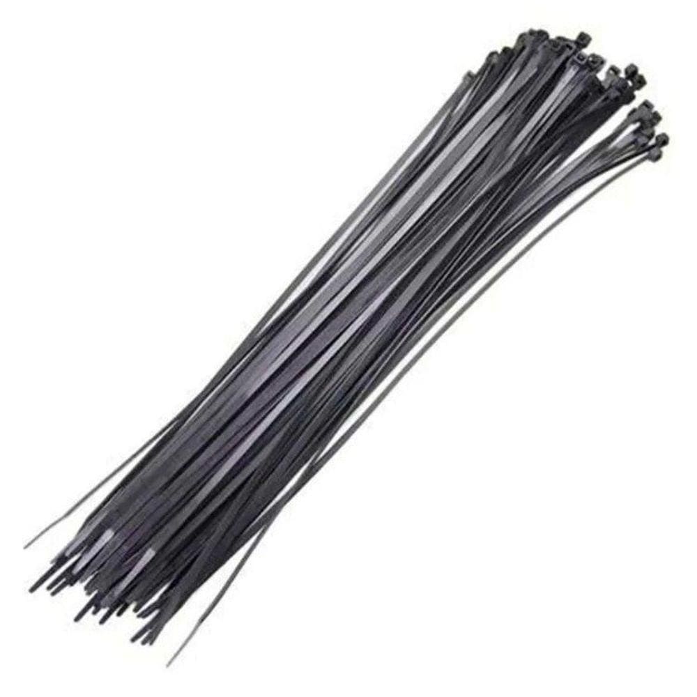 Abraçadeira De Nylon 3 X 150 Mm Pacote Com 100 Unidades Preto