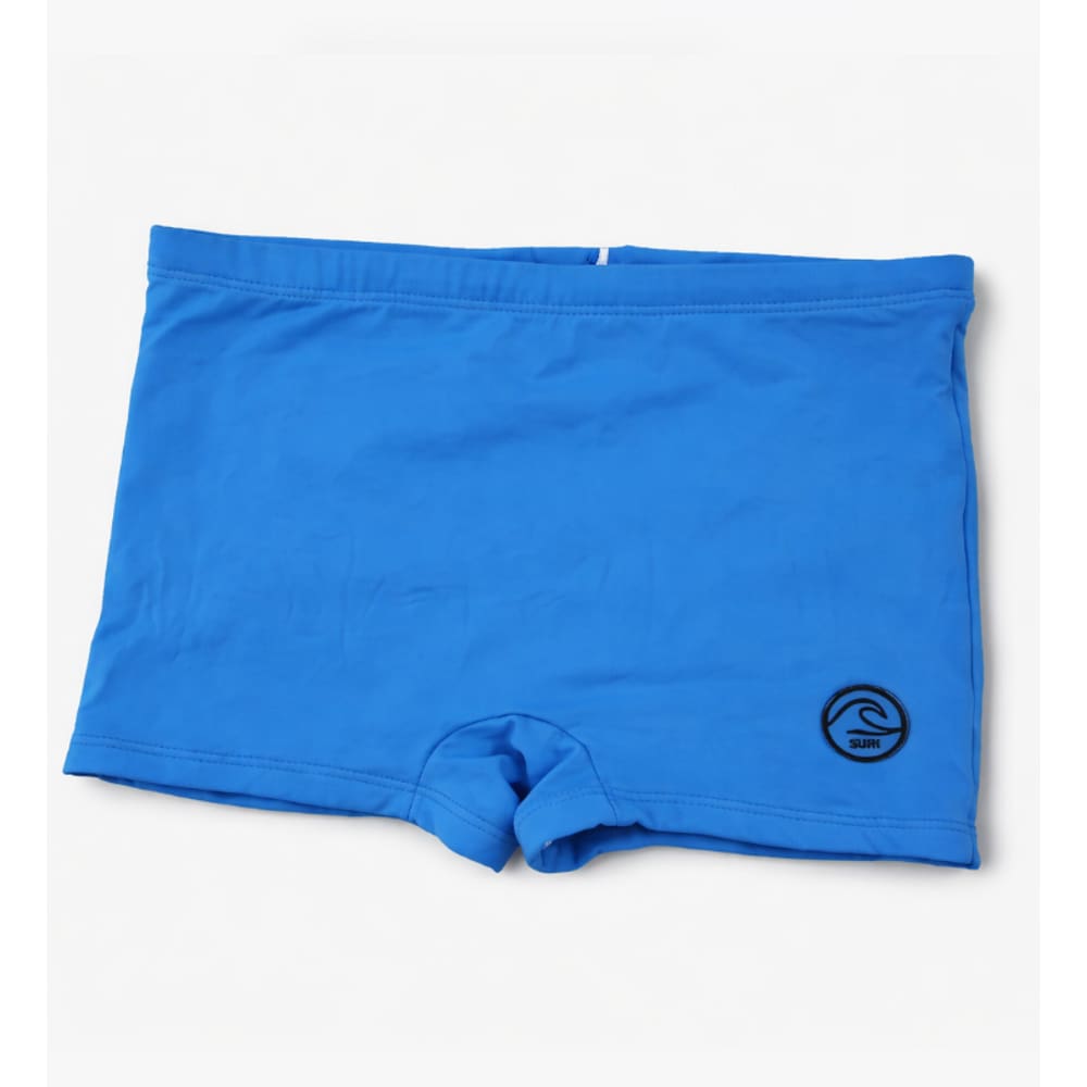 Sunga Infantil Boxer Azul Céu Meninos Praia Natação Forrada