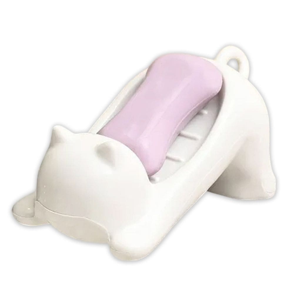 Porta Sabonete Gatinho Saboneteira Gato Lavabo Banheiro Box Mesa Bancada Pia Divertido Enfeite Decoracao Multiuso
