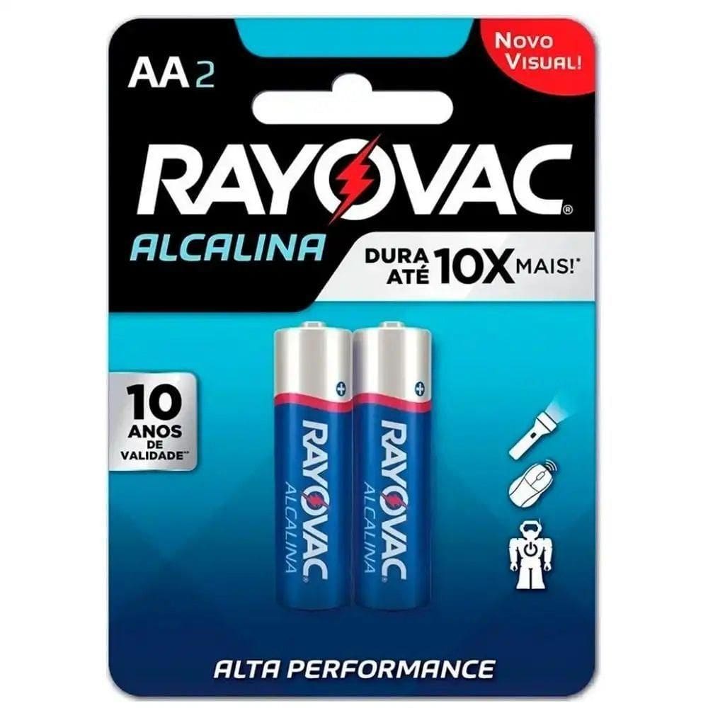 Pilha Com 2 Unidades Pequena Alcalina Rayovac
