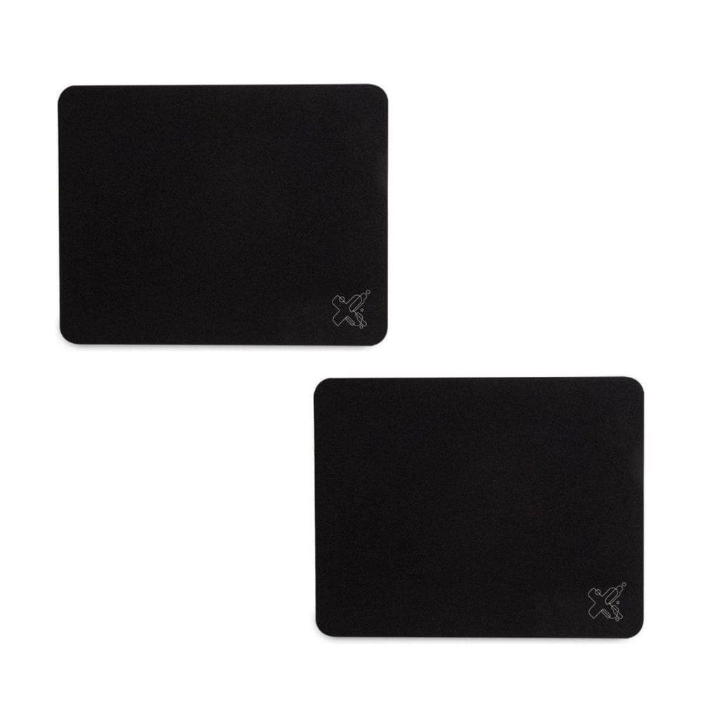 Kit 2 Mouse Pad Gamer Maxprint Preto Antiderrapante Tecido