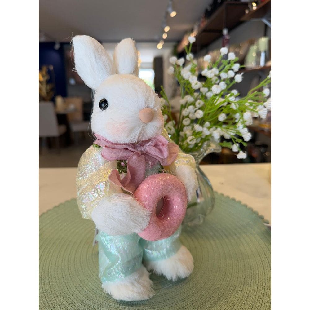 Unidade Coelho  Decorativo Rosquinha  (Charlotte) 25Cm