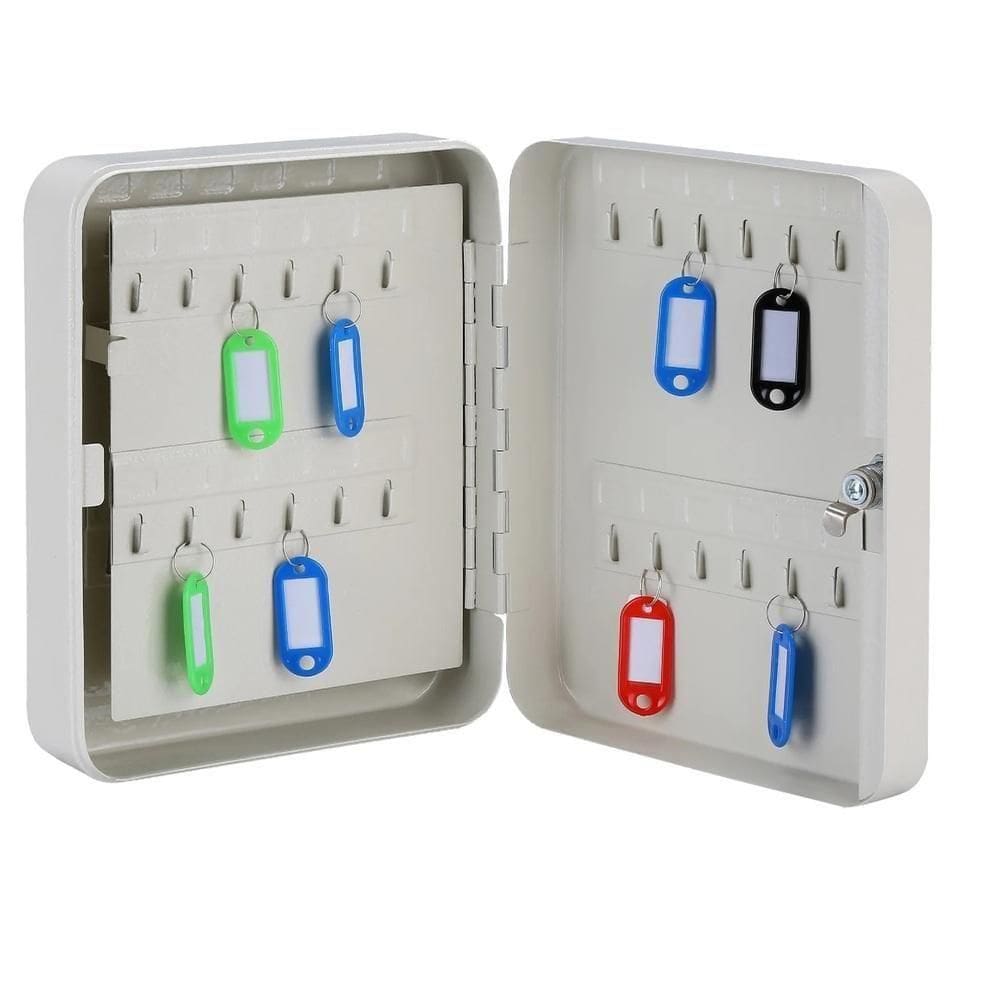 Porta Chaves Armario Claviculario 48 Chaves De Ferro Cofre Organizador Empresarial