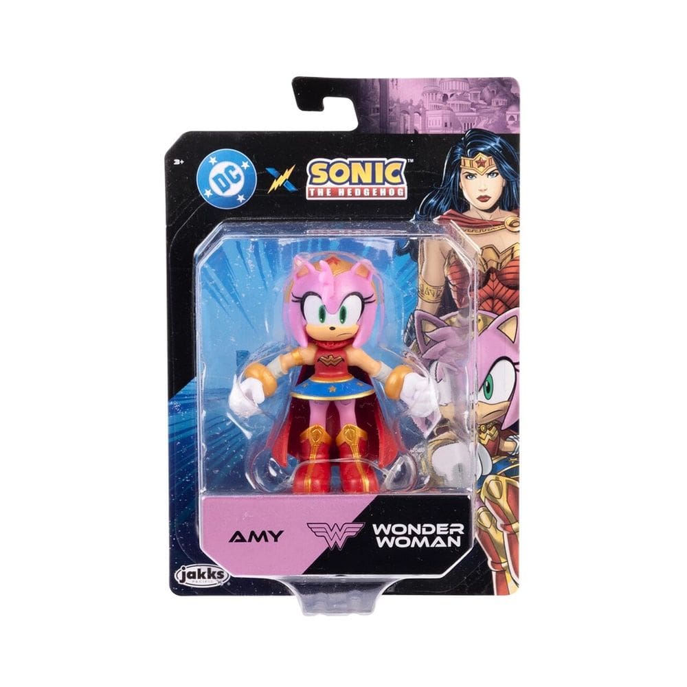 Boneca Articulada Amy Mulher Maravilha De 6cm - Sonic Warner