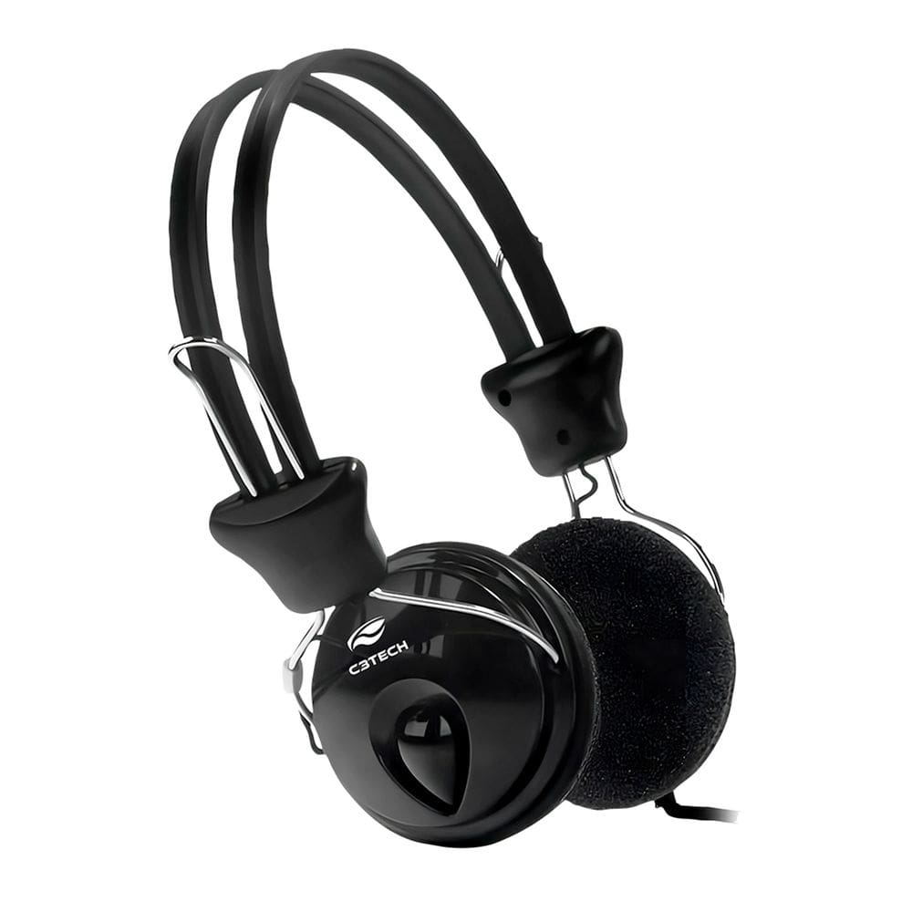 Fone de Ouvido Headphone C3Tech Tricerix, USB, Microfone Integrado, Driver 40mm, Preto - PH-200BK