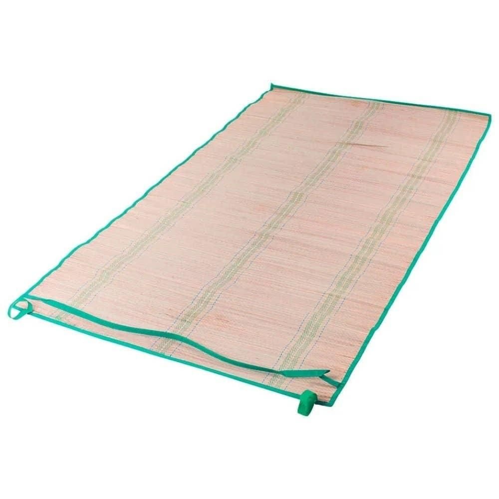 Esteira de Praia em Palha com Alça 60 por 180cm Verde BEL