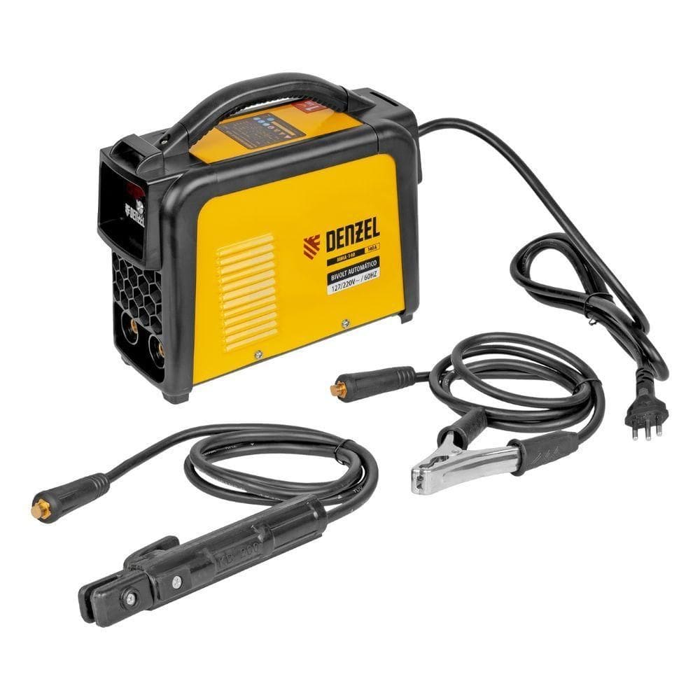 Máquina Solda Inverter Denzel Mma-140 140a Bivolt 110/220V