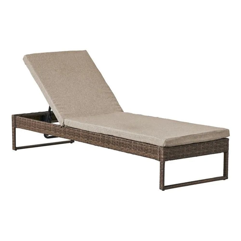 Espreguicadeira Rattan Cru Just Home Collection