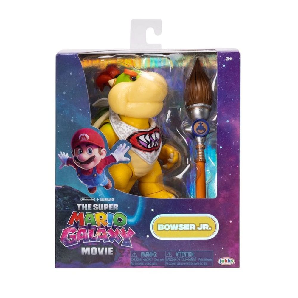 Boneco Articulado Bowser Jr. 12cm Filme Super Mario Galaxy - Sunny 5101