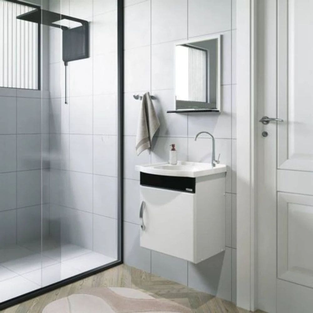 Kit Banheiro Rorato Siena 578215 Preto