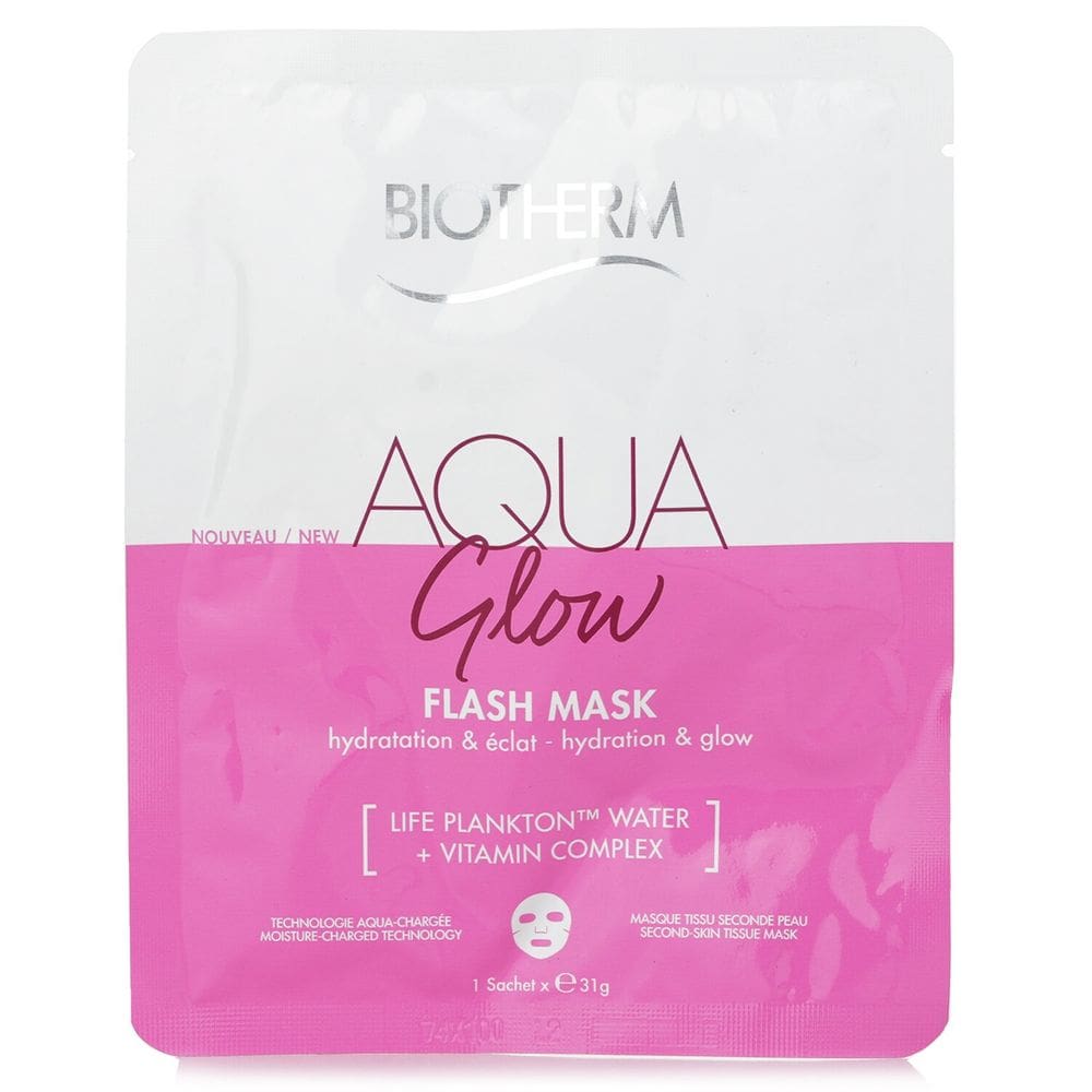 Máscara facial Biotherm Aqua Glow Flash com vitamina C